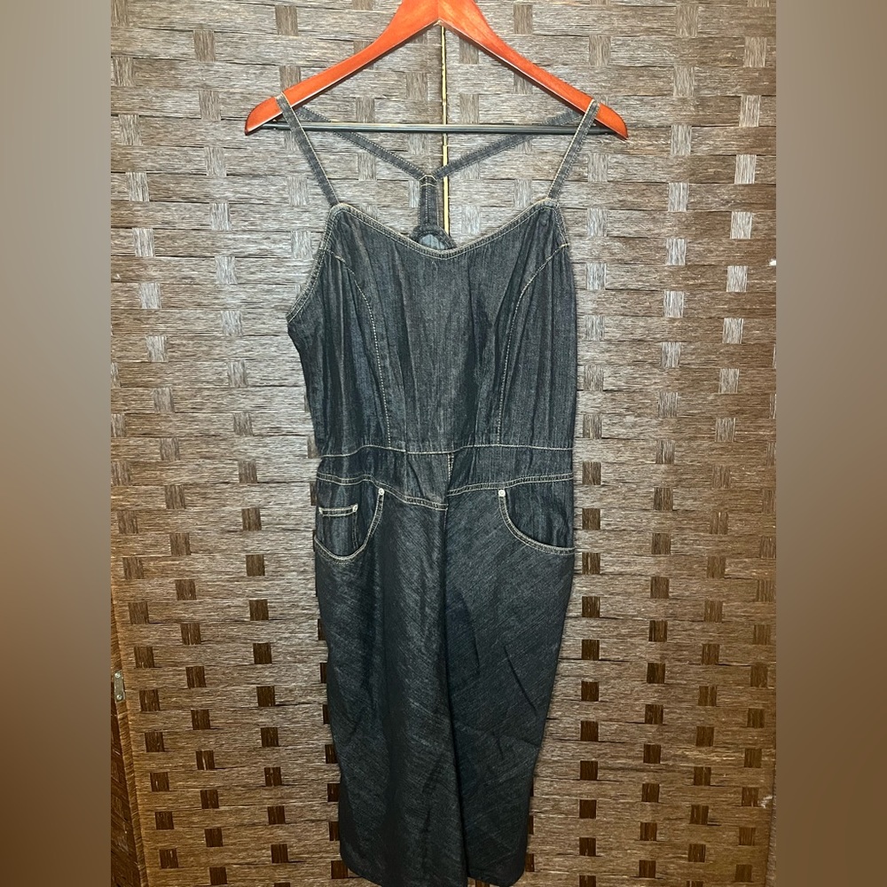 Denim Overall Dress